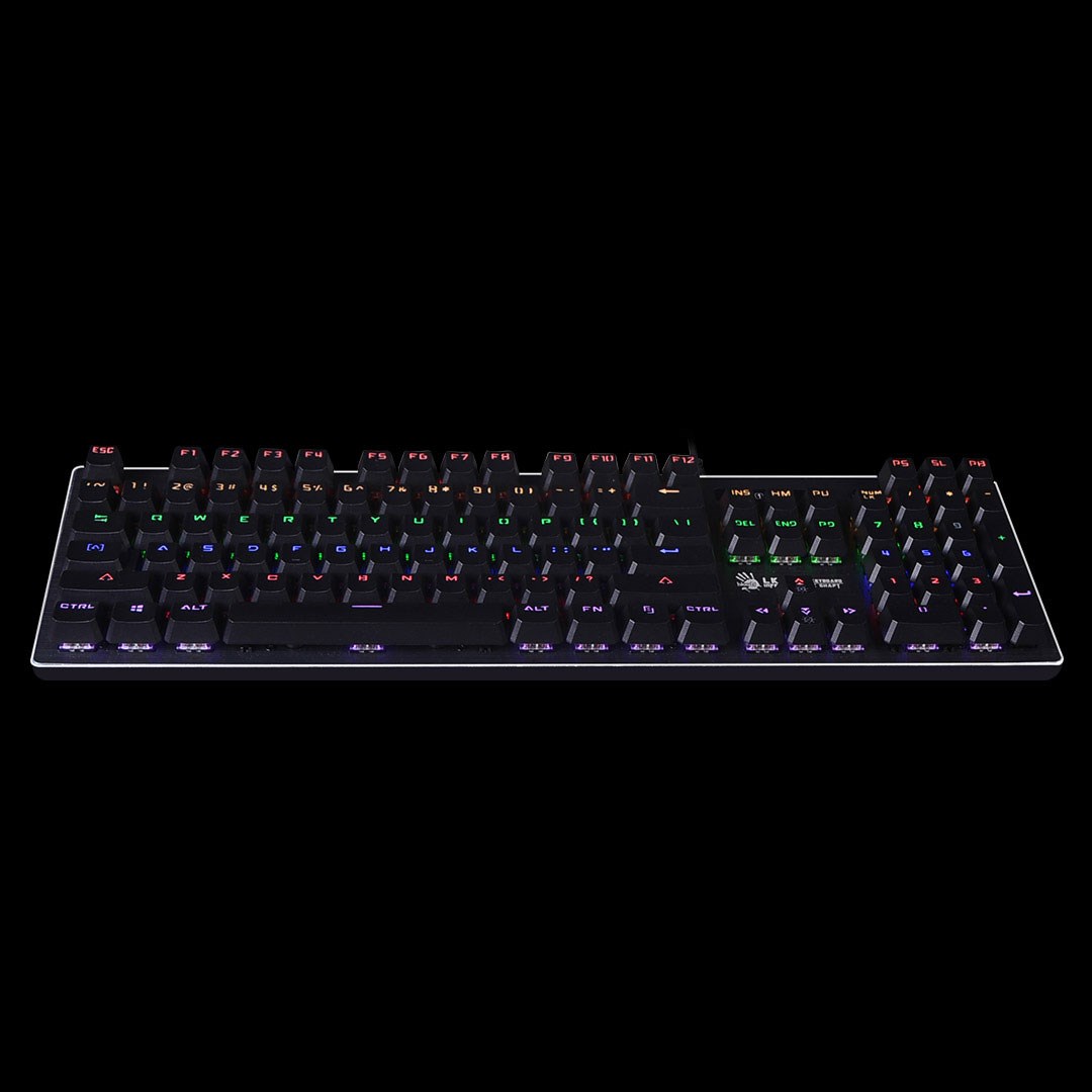 A4tech Bloody Klávesnice B760,  herní klávesnice,  mechanická,  drátová,  Black Switch,  CZ/ SK,  Černá3 