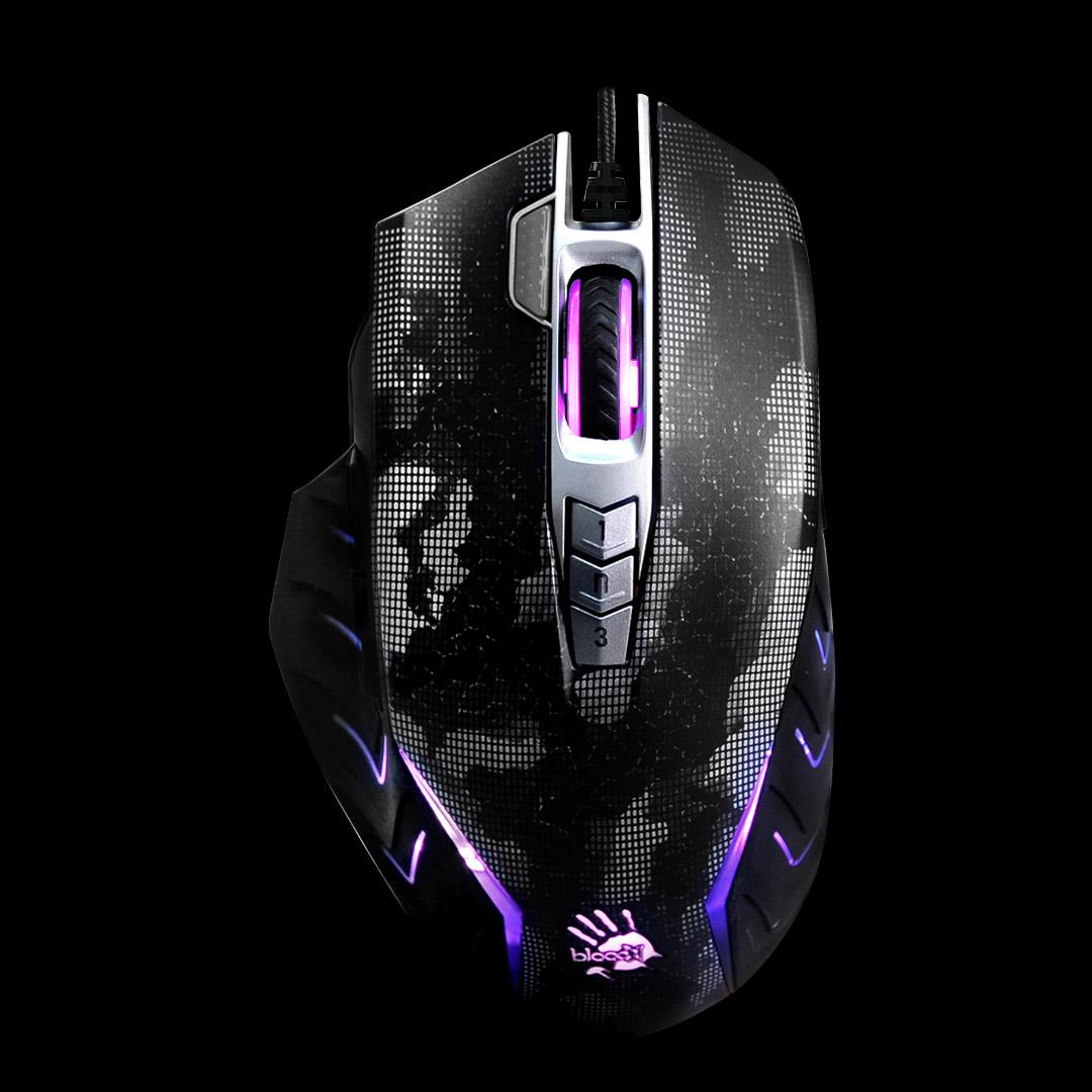 A4tech Bloody Myš J95S Activated,  podsvícená herní myš,  8000 DPI,  USB,  Černá0 