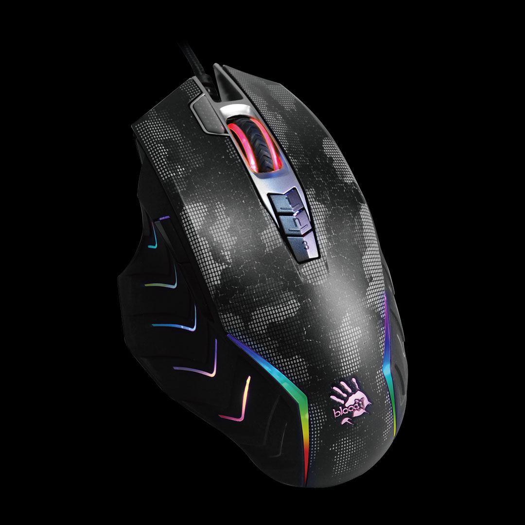 A4tech Bloody Myš J95S Activated,  podsvícená herní myš,  8000 DPI,  USB,  Černá1 