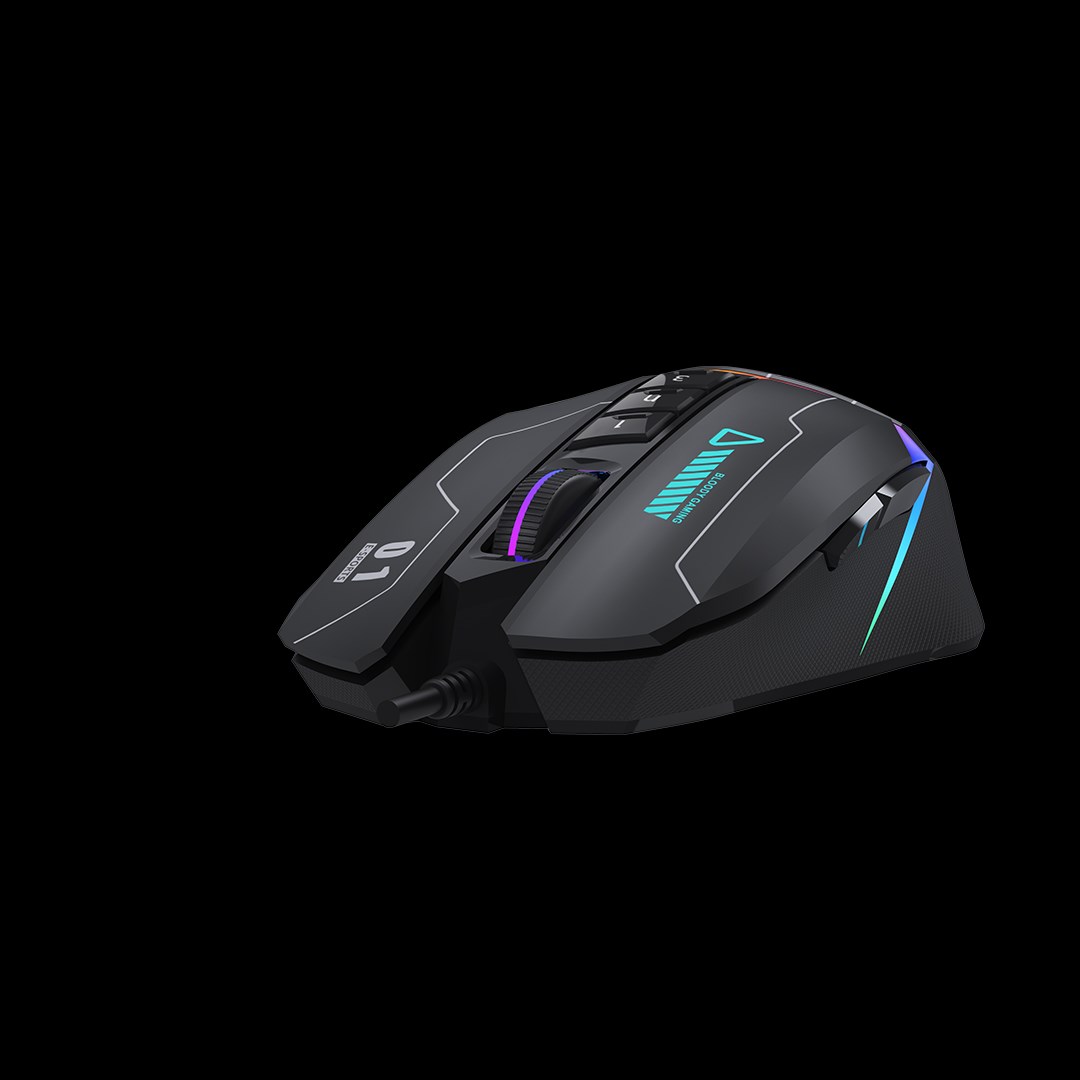 A4tech Bloody Myš W60 Max Activated,  podsvícená herní myš,  12000 DPI,  USB,  Černá3 