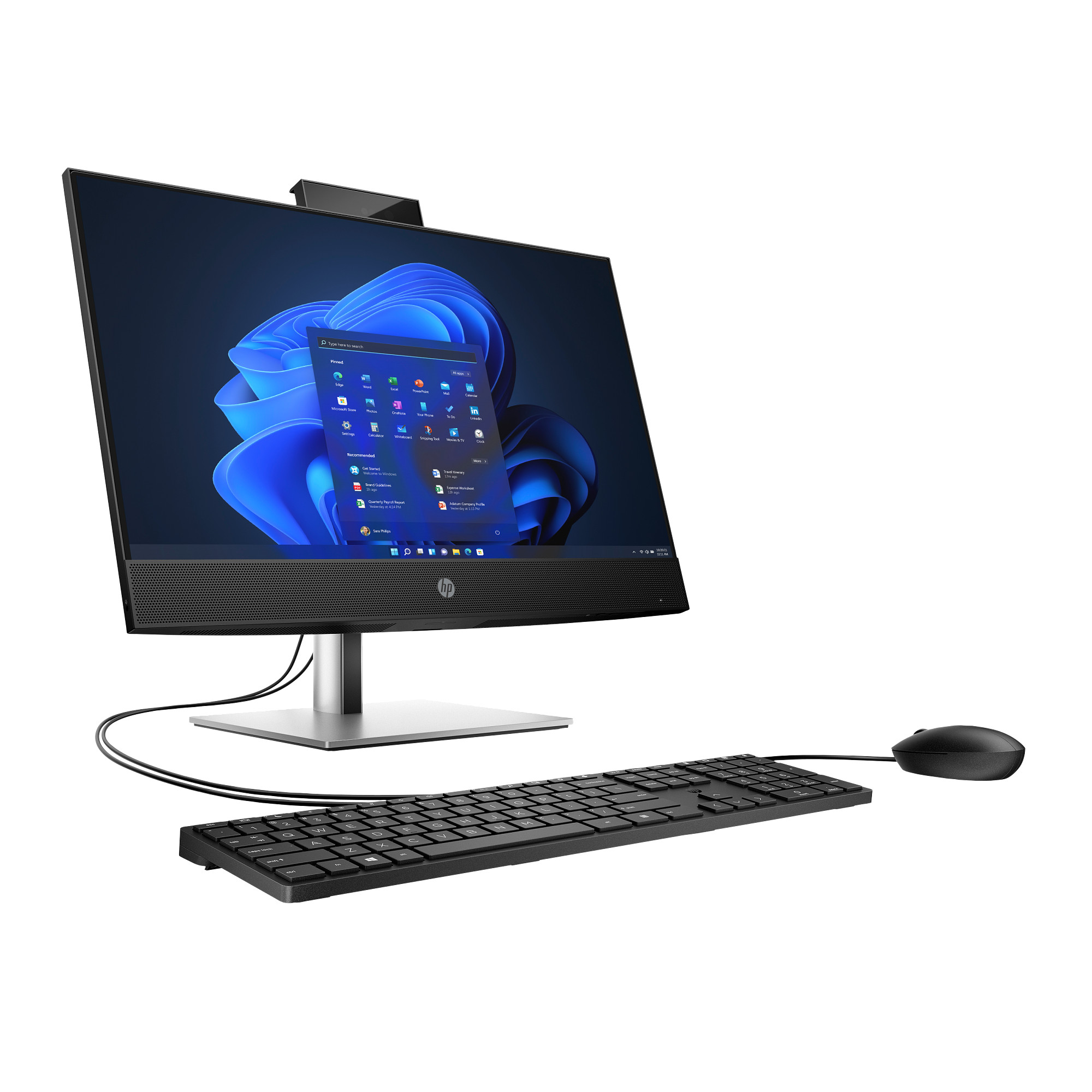 HP AIO ProOne 440G9 23.8NT i3-14100T,  1x8GB,  512GB M.2,  Intel HD DP+HDMI IN,  WiFi 6+BT,  usb kl. myš,  120W, FDOS, 3y onsite2 