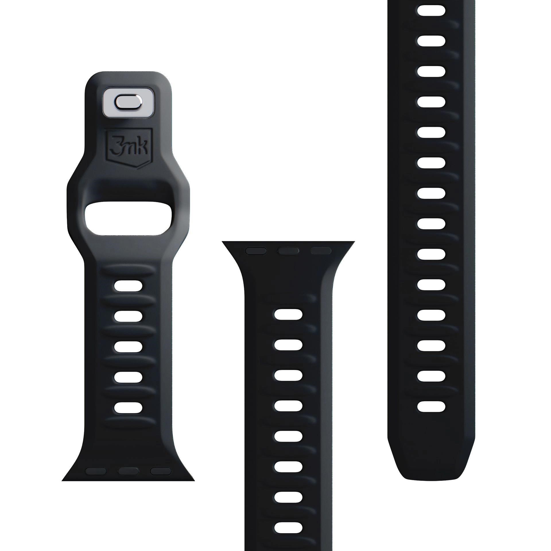 3mk řemínek Watch Strap pro Apple 38/ 40/ 41 mm Black7 