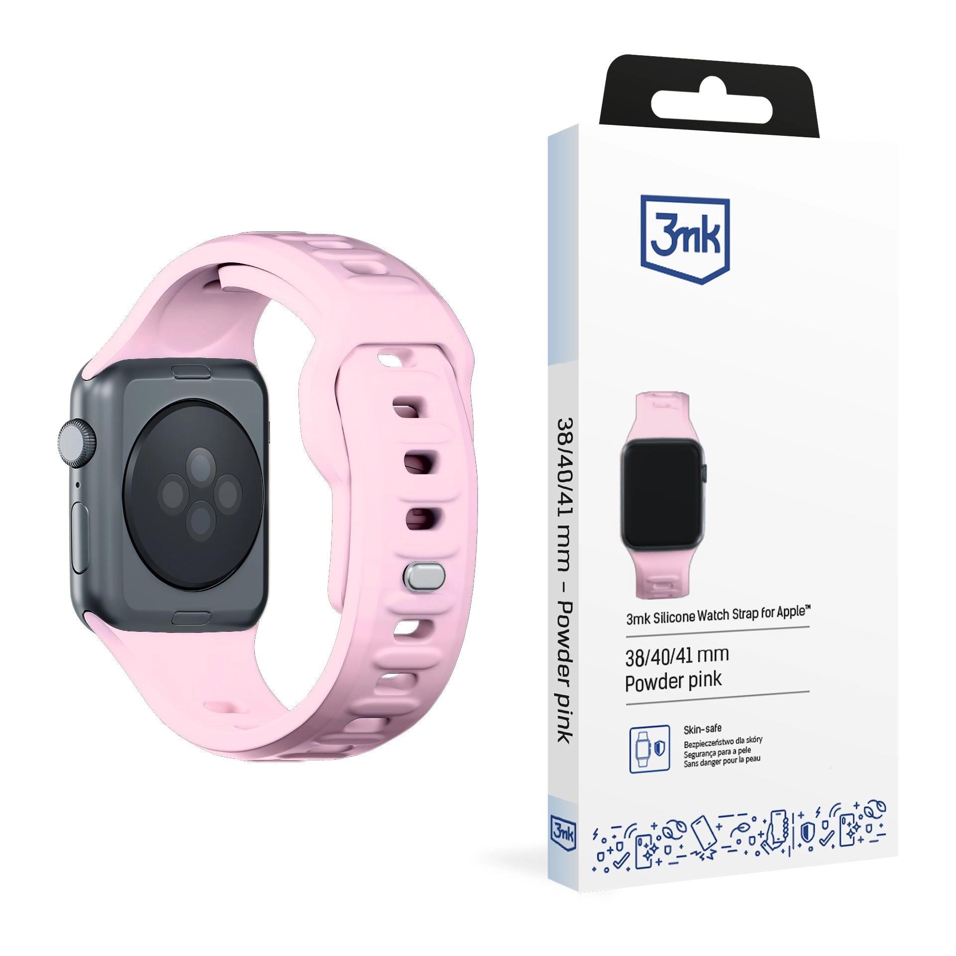 3mk řemínek Watch Strap pro Apple 38/ 40/ 41 mm Powder Pink0 