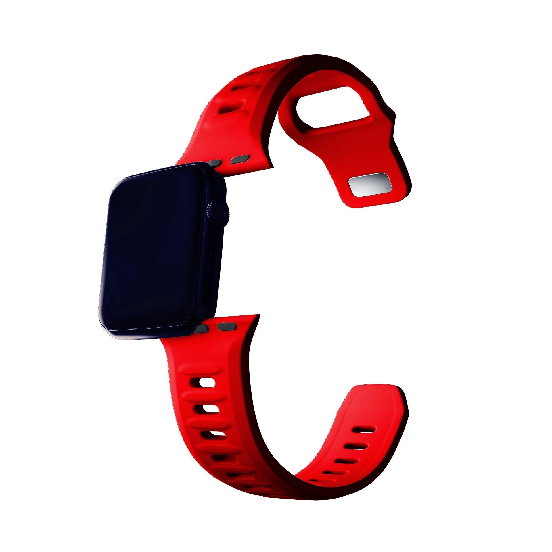3mk řemínek Watch Strap pro Apple 38/ 40/ 41 mm Red3 
