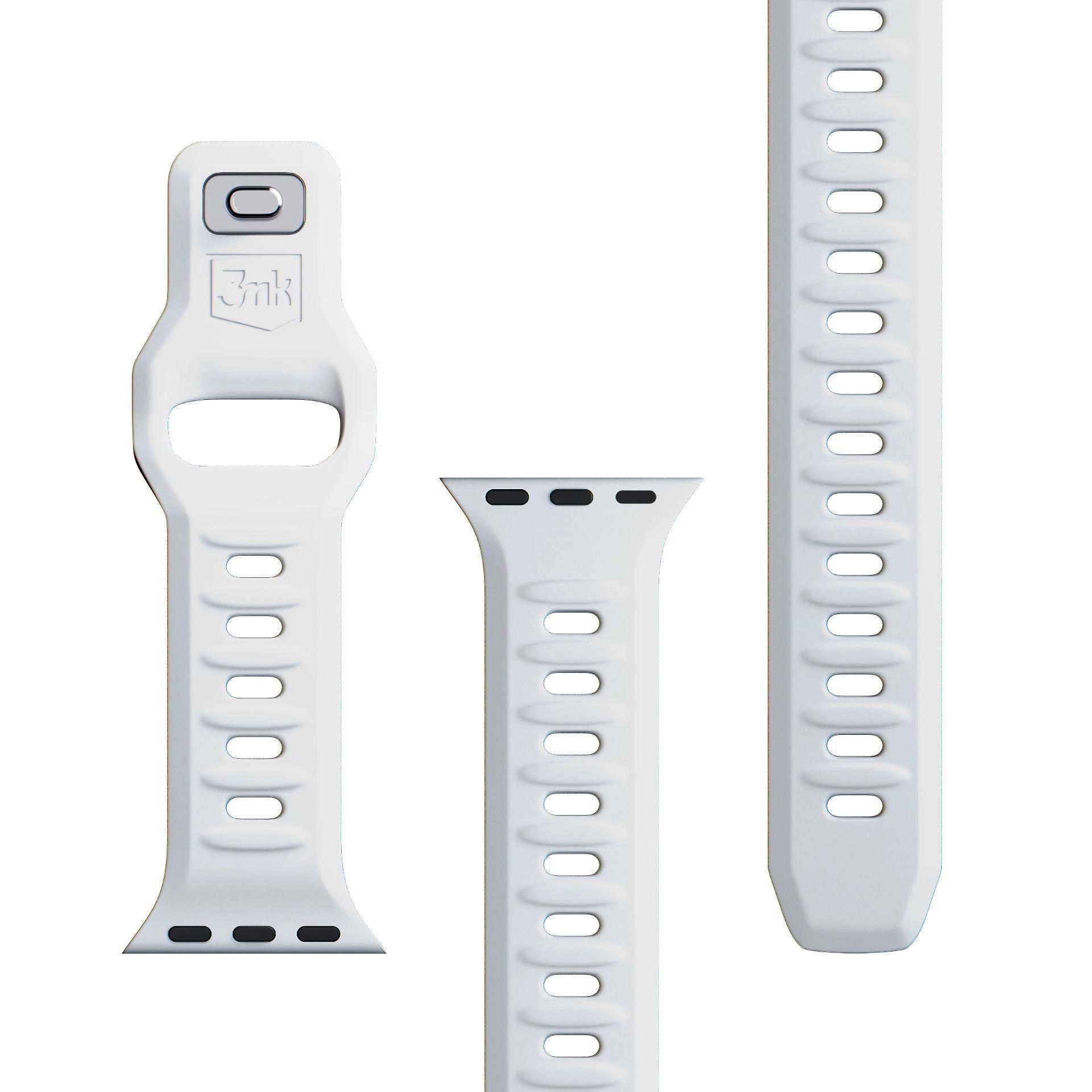 3mk řemínek Watch Strap pro Apple 38/ 40/ 41 mm White7 