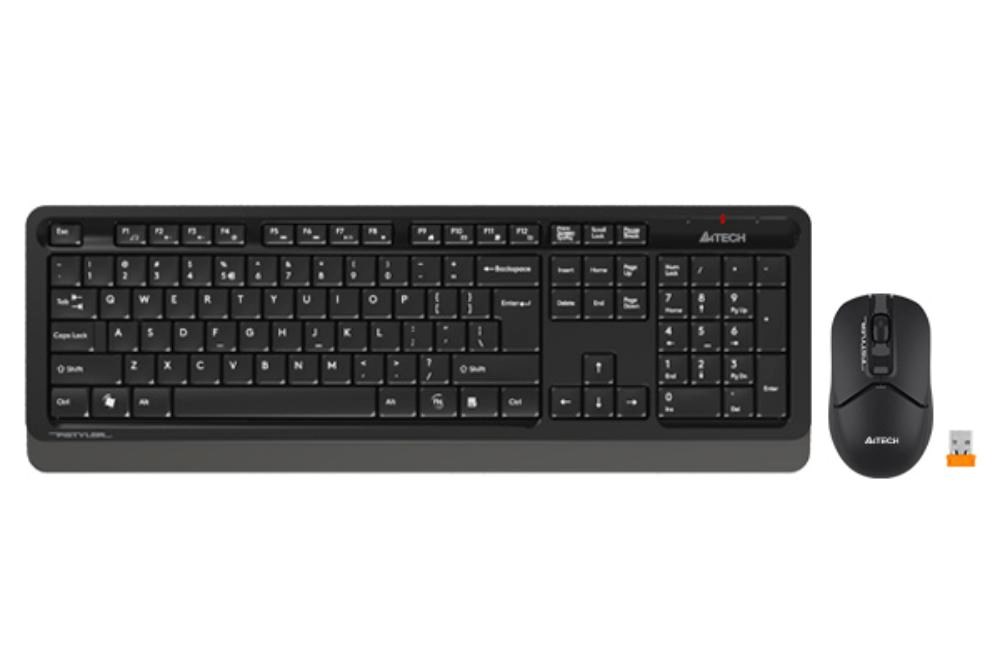 A4tech Set klávesnice+myš FG1012,  Bezdrátový,  US,  černá0 