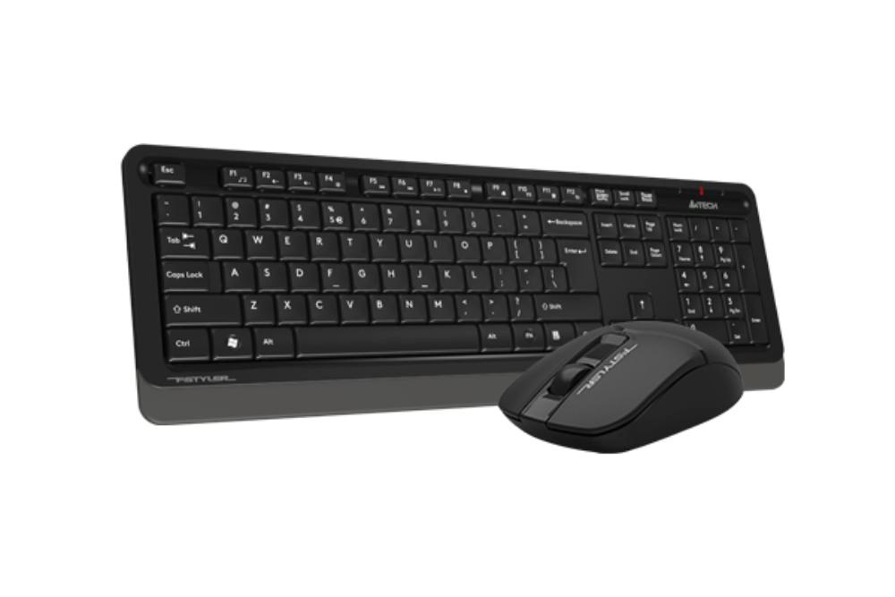 A4tech Set klávesnice+myš FG1012,  Bezdrátový,  US,  černá1 