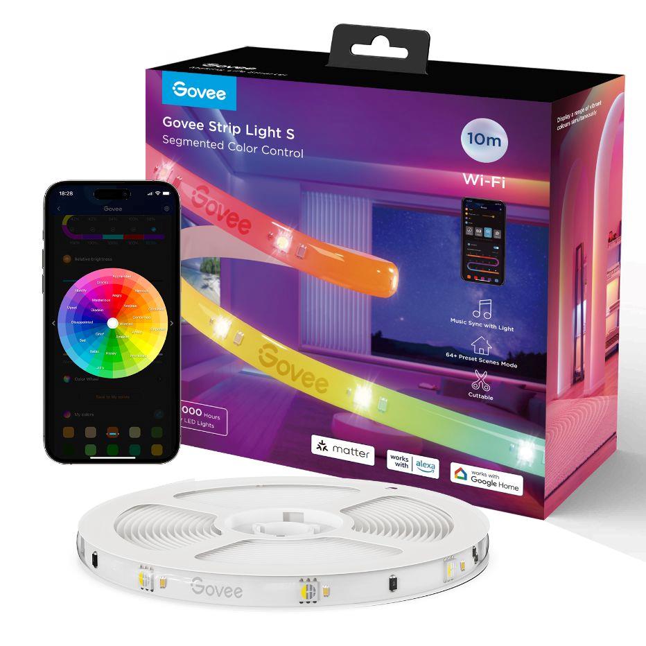 Govee WiFi RGBICW Smart PRO LED pásek 10m Matter - extra odolný0 