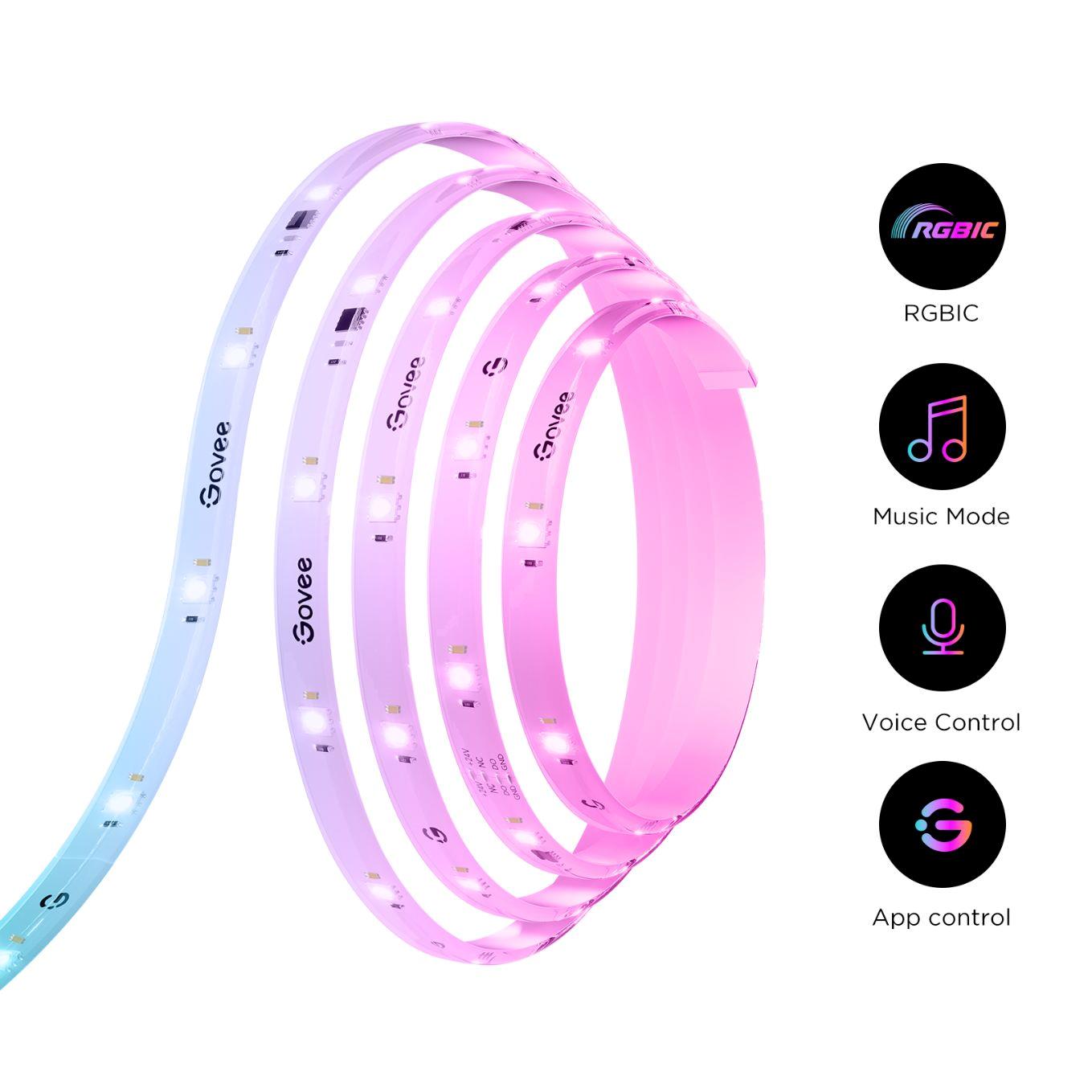 Govee WiFi RGBICW Smart PRO LED pásek 5m Matter - extra odolný2 