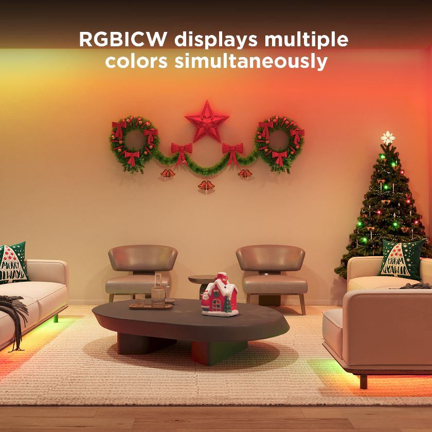 Govee WiFi RGBICW Smart PRO LED pásek 5m Matter - extra odolný0 