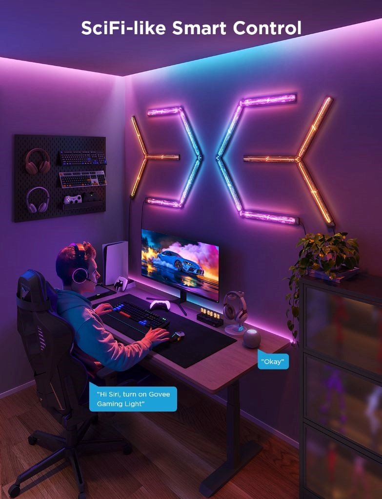 Govee Smart Gaming (4+1) nástěnné světlo - RGBIC1 