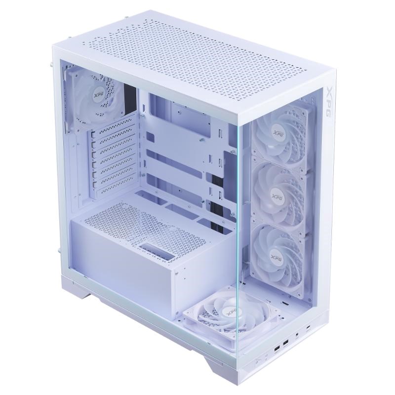 ADATA XPG case INVADER X BTF Mid-Tower,  bez zdroje,  5x 120mm Fan,  Bílá2 