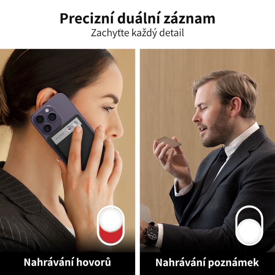 PLAUD NOTE Black - AI záznamník7 
