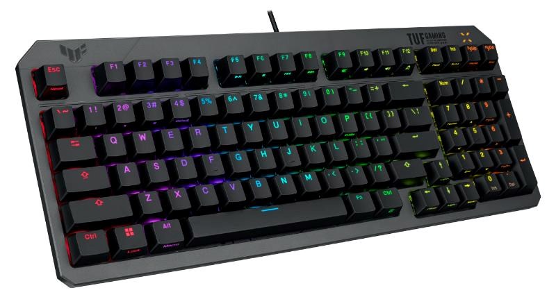 ASUS klávesnice TUF Gaming K3 GEN II,  mechanická,  CZ/ SK,  šedá5 