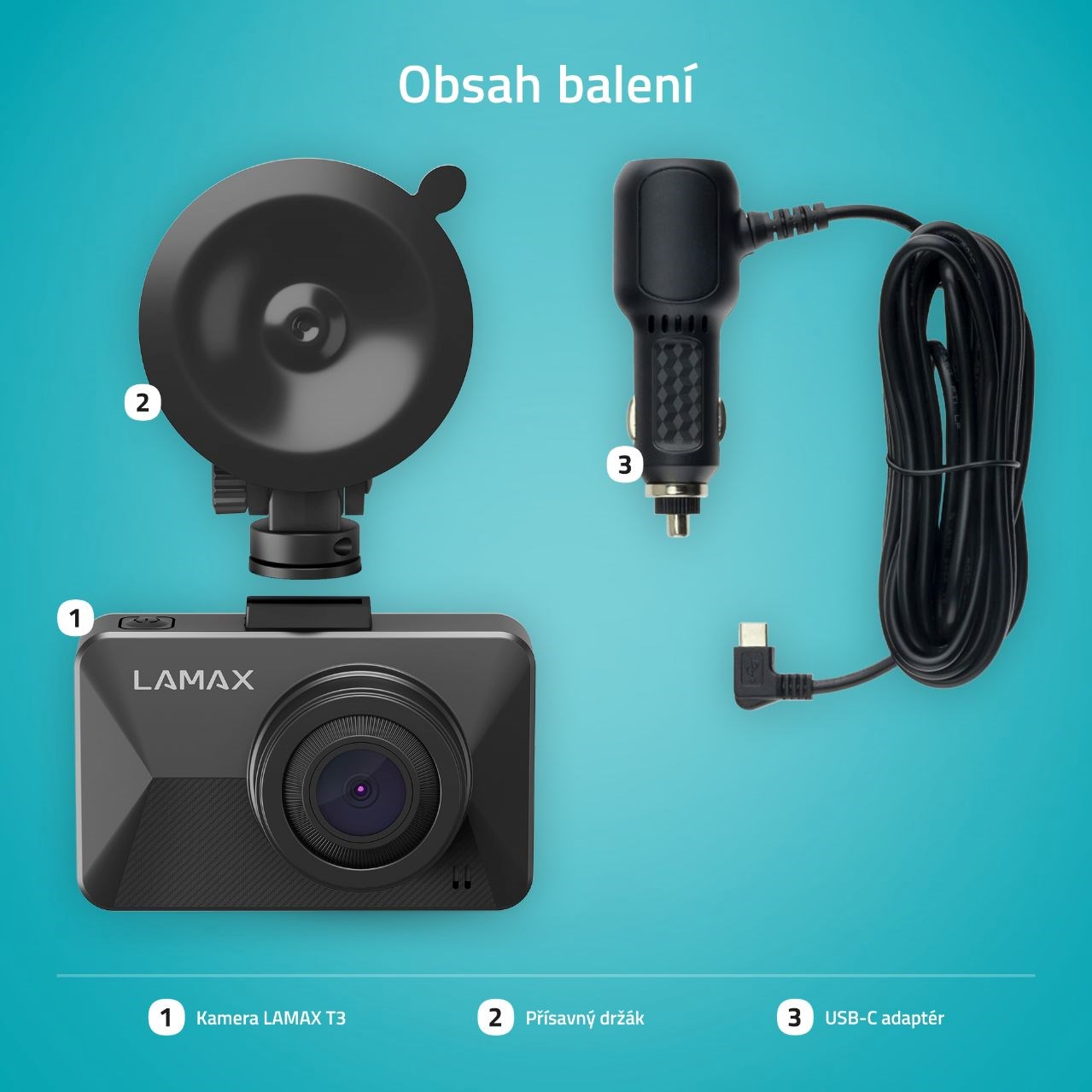LAMAX T3 - kamera do auta6 