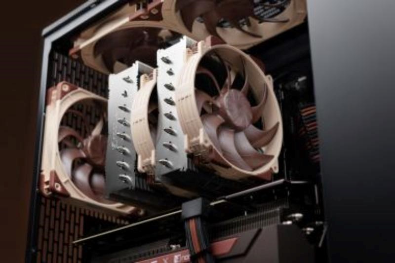 NOCTUA Chladič CPU NH-D15 G2 HBC,  2x 140mm,  LGA1851,  AM5,  hnědá/ stříbrná2 