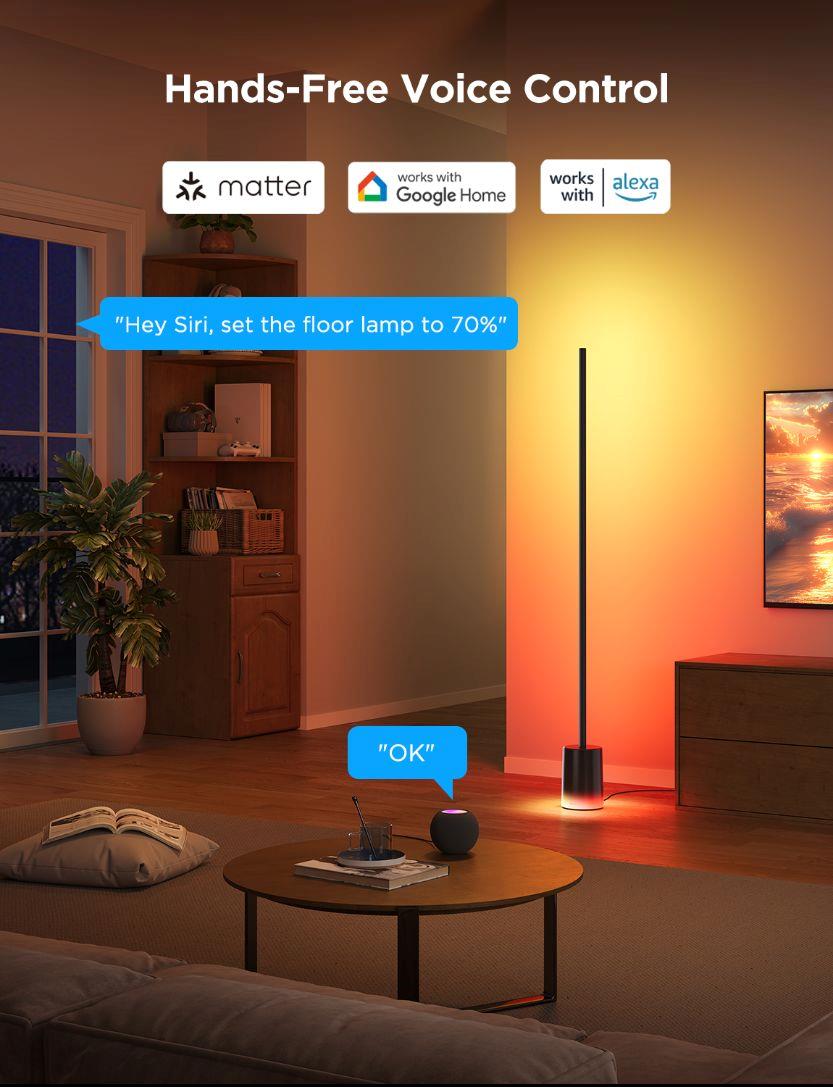 Govee RGBICWW Floor Lamp 2 RGBICWW Matter + ovladač2 