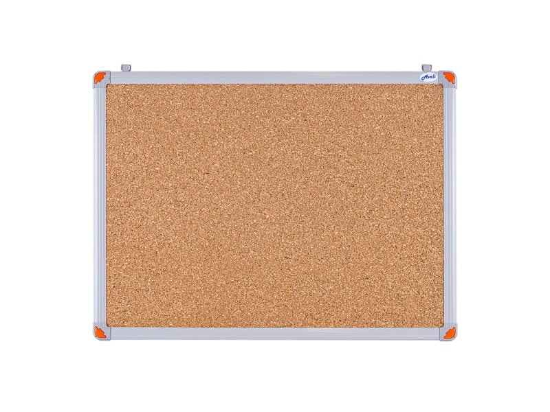 AVELI BASIC 60x45 korková tabuľa,  hliníkový rám0 