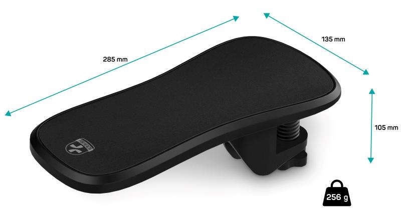 CONNECT IT Loketní opěrka ArmRest Basic For Health,  Šedá2 