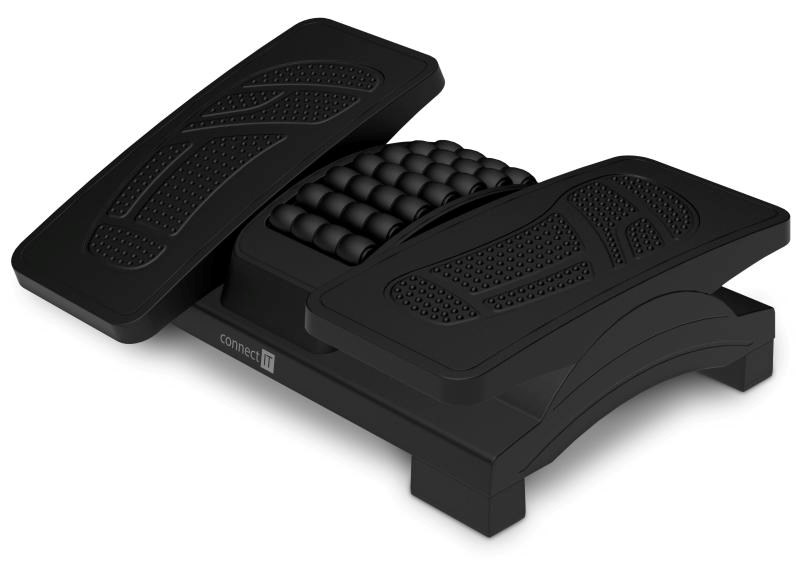 CONNECT IT Podložka pod nohy DoubleLegPad PRO For Health,  černá0 