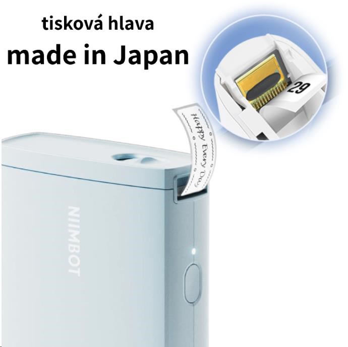 Niimbot Tiskárna štítků D11-H Smart,  modrá + role štítků 160 ks3 