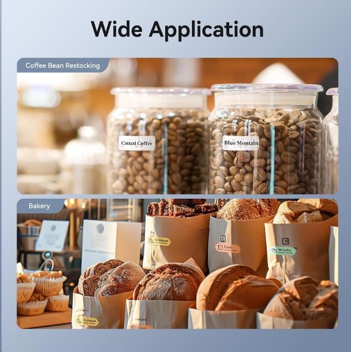 Niimbot Tiskárna štítků D11-H Smart,  modrá + role štítků 160 ks5 