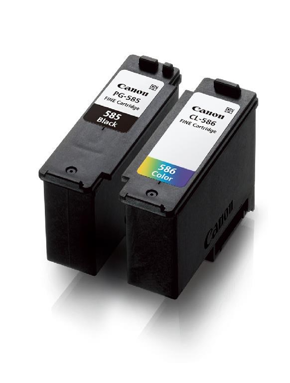 Canon Cartridge PG-585/ CL-586 černá/ barevná + Canon PAPÍR GP-501 4X6 501 