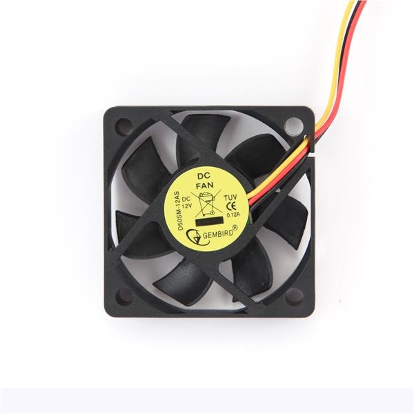Skriňový ventilátor GEMBIRD 50x50x10,  ložisko DC,  puzdrové ložisko0 