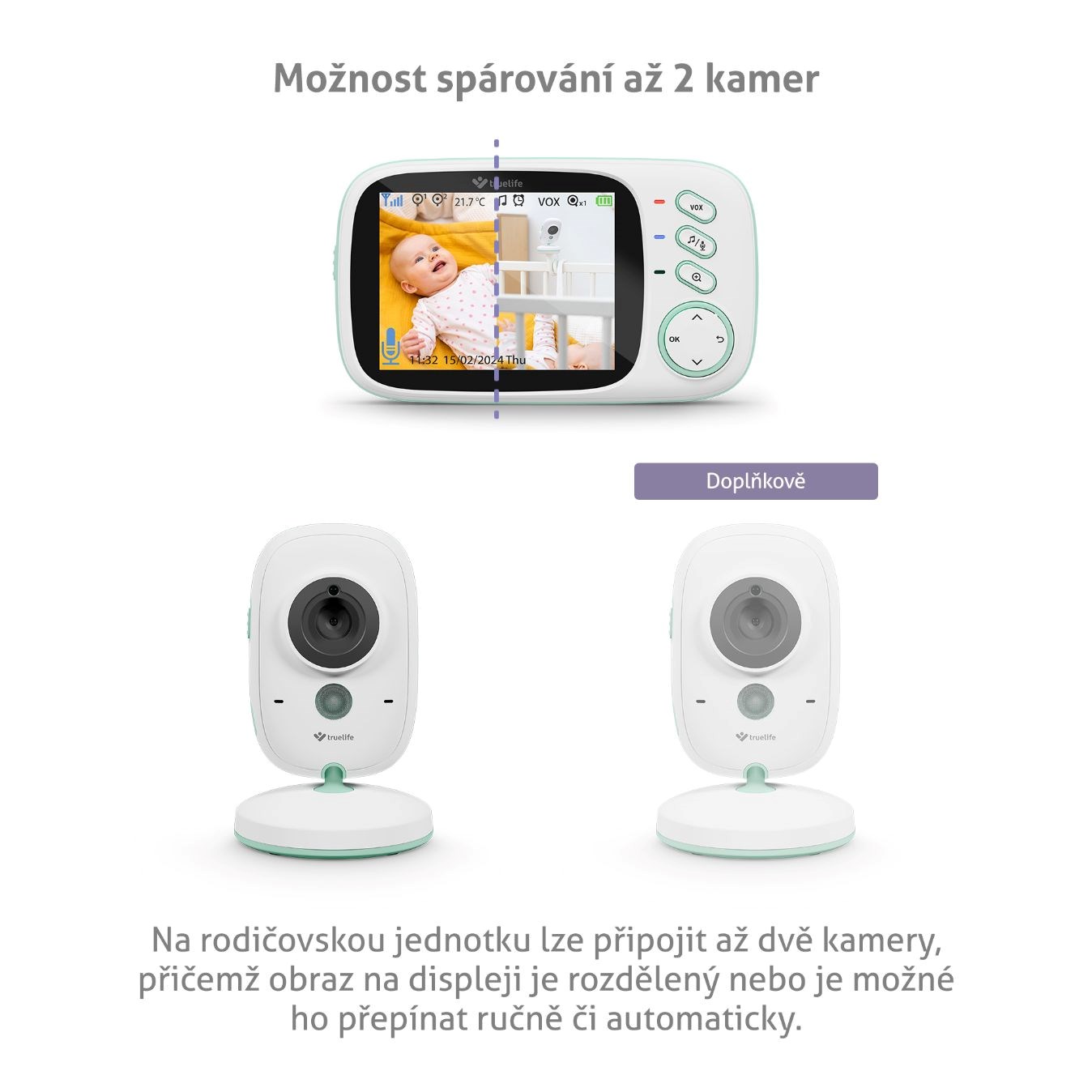 TrueLife NannyCam H32 Pro - digitální video chůvička8 