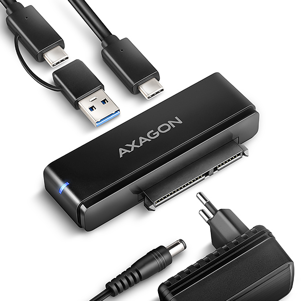 AXAGON ADSA-FPX,  USB-C 10Gbps - SATA 6G,  2.5