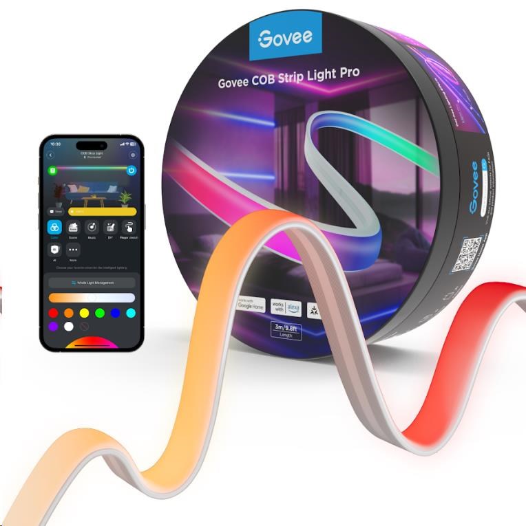 Govee Ultra Bright RGBICW Pro 3m pásek Matter1 