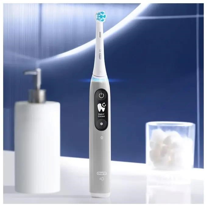 Oral-B iO Series 6s elektrický zubní kartáček,  časovač,  tlakový senzor,  5 programů,  aplikace Oral-B,  šedá2 