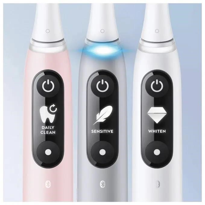 Oral-B iO Series 6s elektrický zubní kartáček,  časovač,  tlakový senzor,  5 programů,  aplikace Oral-B,  šedá3 