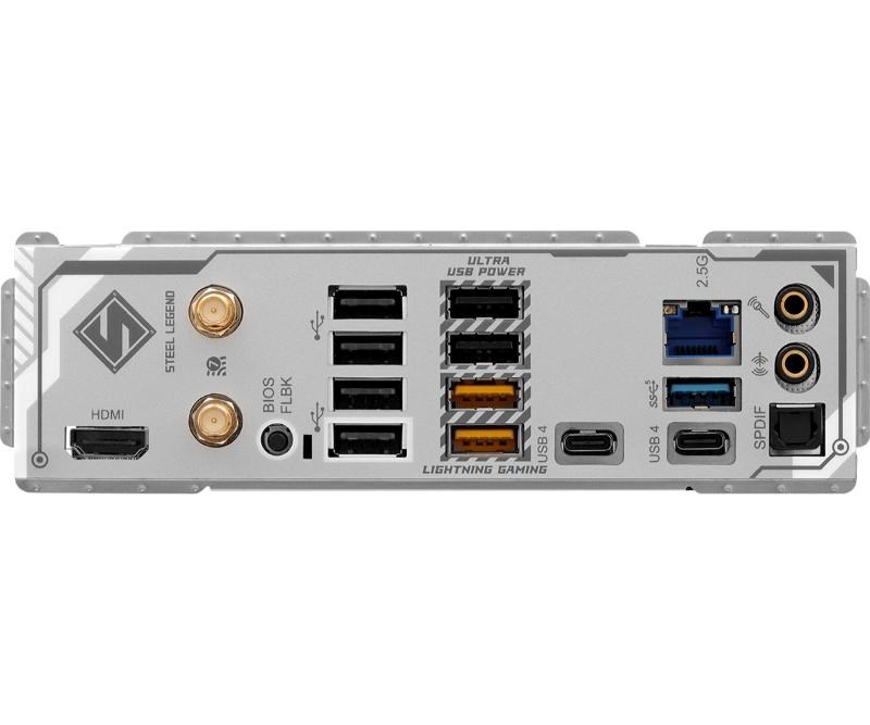 ASRock MB Sc AM5 X870 STEEL LEGEND WIFI,  AMD X870,  4xDDR5,  1xHDMI,  2xUSB4,  WI-FI2 