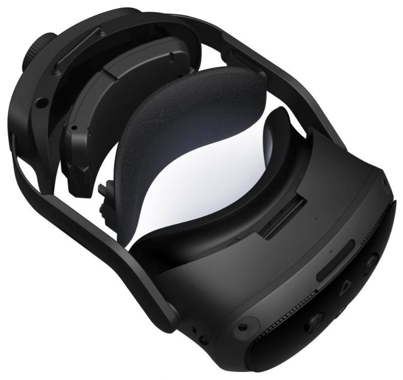 HTC Vive Focus Vision brýle pro virtuální realitu,  2× 2448×2448px,  5K rozlišení,  90Hz,  repro,  Wi-Fi,  Bluetooth,  USB-C, 3 