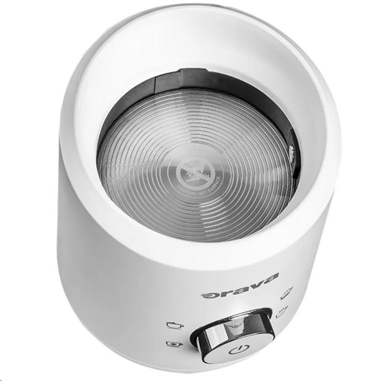 Orava elektrický zpěňovač mléka,  500 W,  4 volitelné programy,  350 ml,  bílá1 