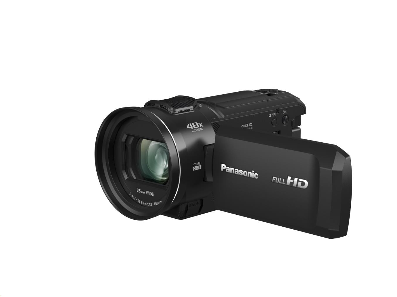 Panasonic HC-V900 (F-HD,  24x zoom F1.8,  29mm wide,  3.0 touch LCD,  OIS)0 