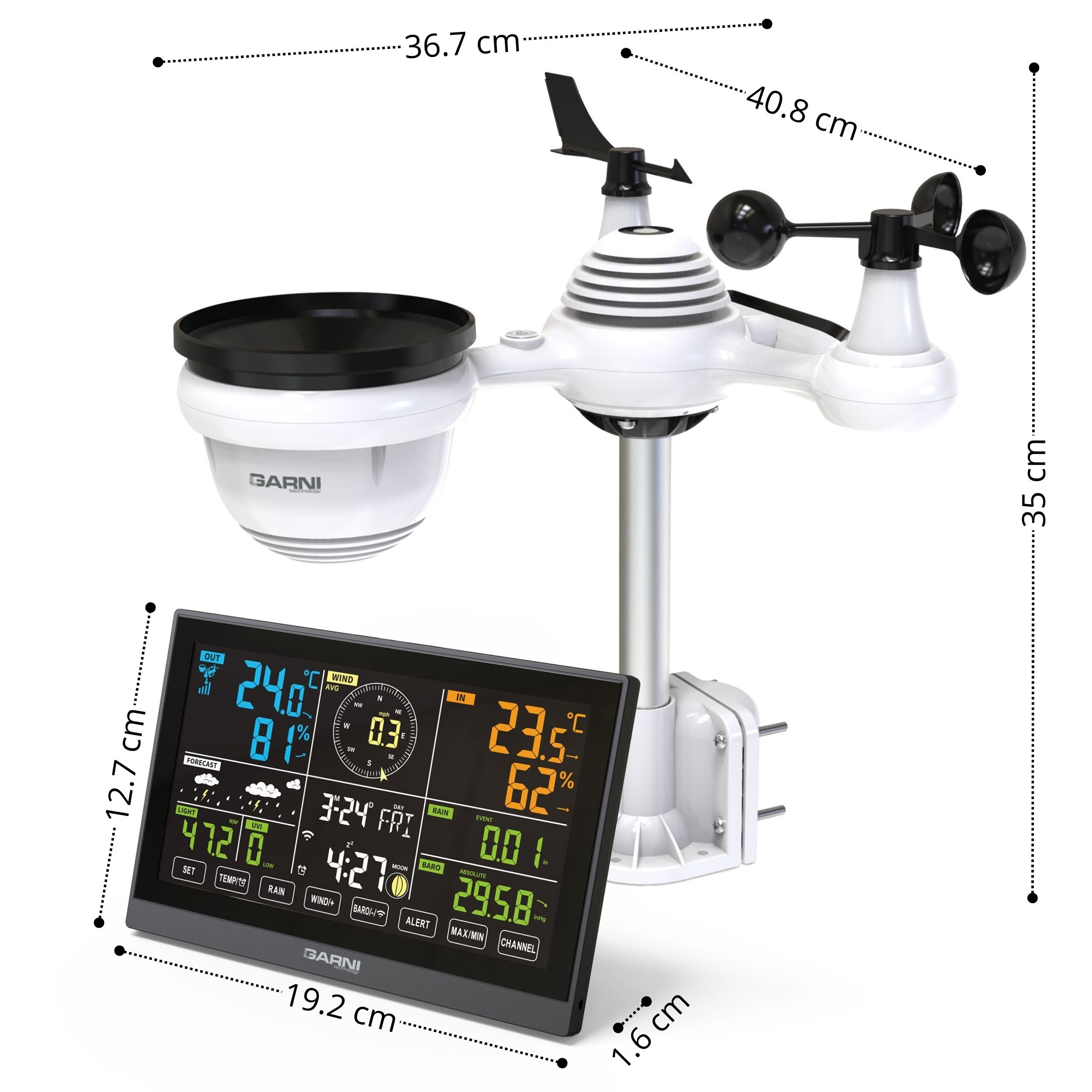 GARNI 980 Arcus - Wi-Fi meteorologická stanice5 