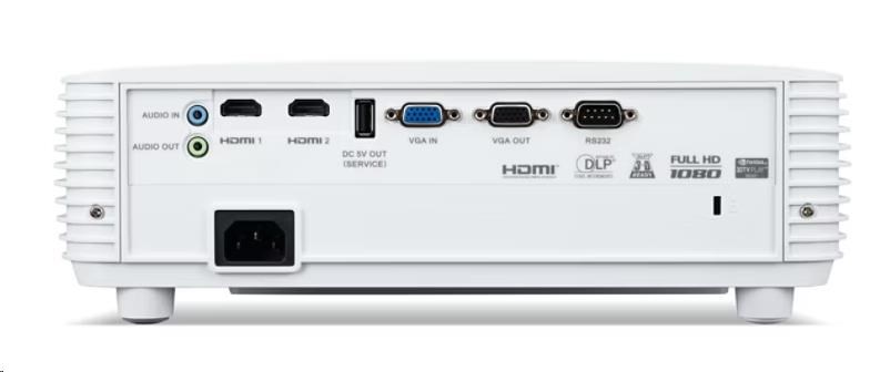 ACER Projektor H6542,  1080p (1920x1080),  4000 ANSI,  13 000:1,  2 x HDMI,  repro 1x3W,  2.4Kg,  LumiSense,  ColorBoost 3D5 