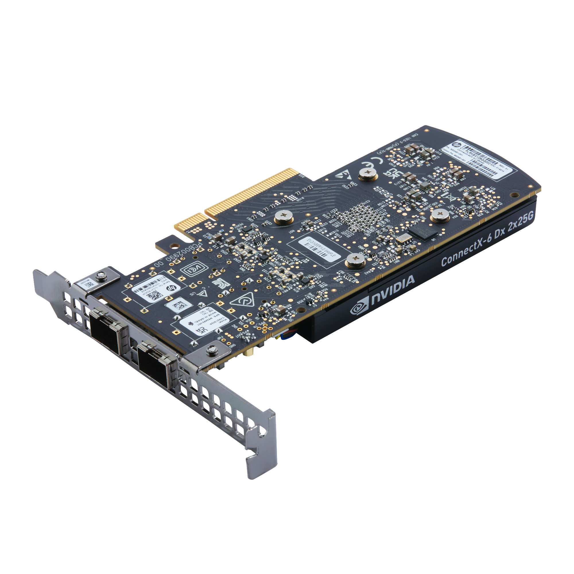 HP NVIDIA Mellanox ConnectX-6 DX Dual Port 25GbE SFP28 NIC1 