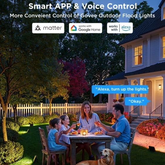 Govee Flood Lights 2 venkovní SMART LED světla 4ks9 