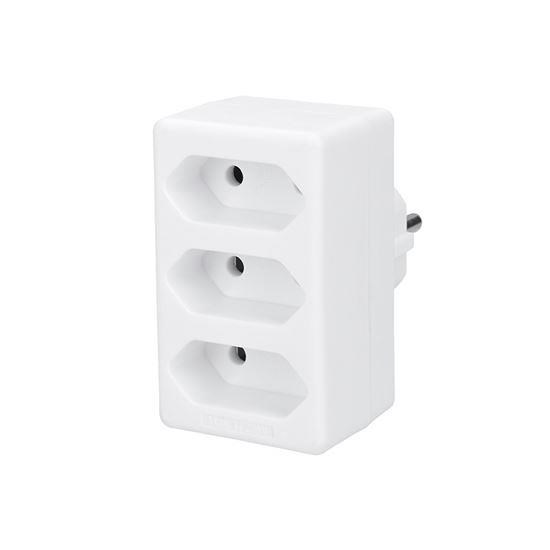 Solight rozbočka,  3x 2, 5A,  bílá0 