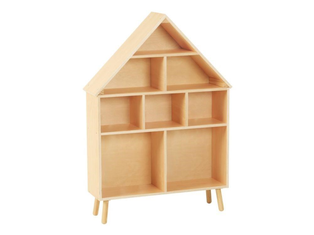 Montessori dětská knihovna (regál) - domeček2 