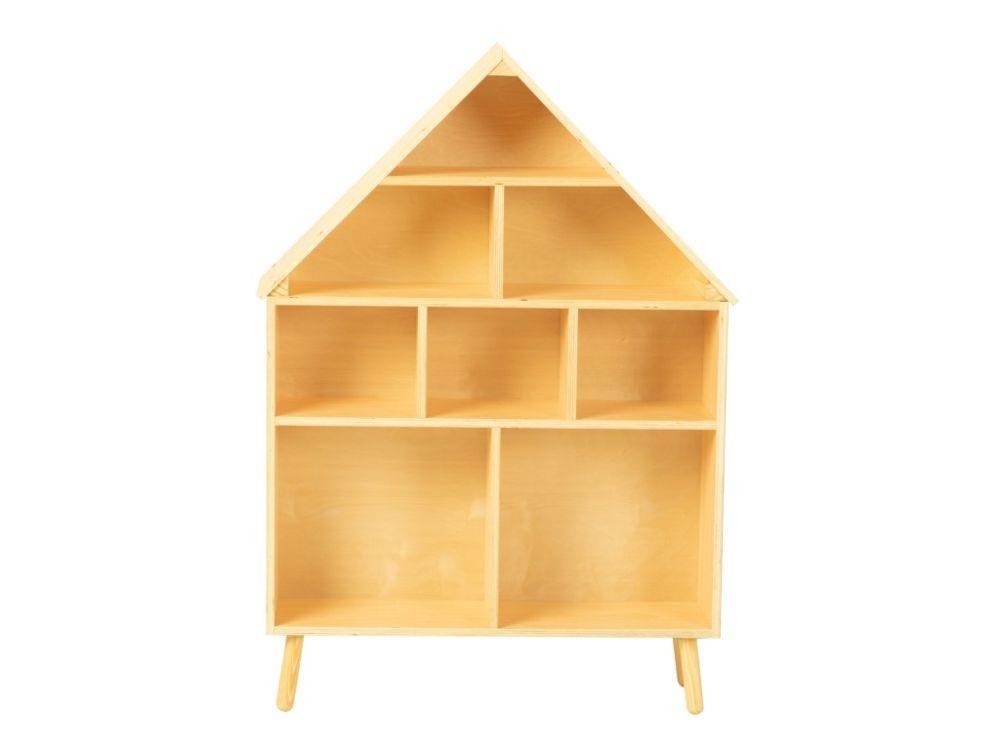 Montessori dětská knihovna (regál) - domeček0 