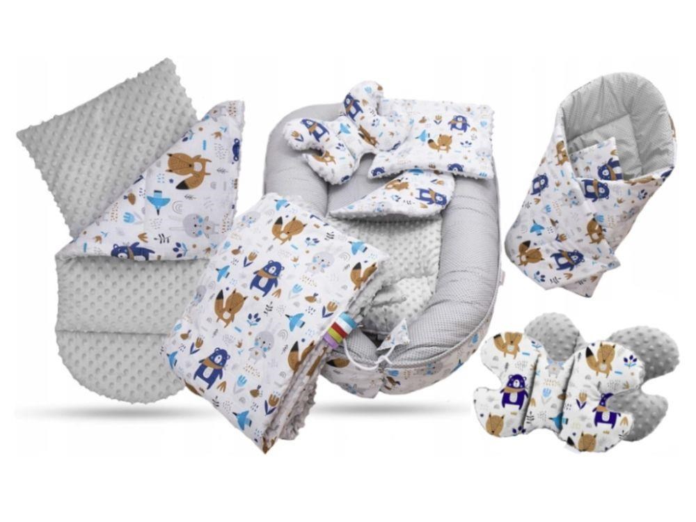 Set do postýlky - 7dílná sada Boho zvířátka3 