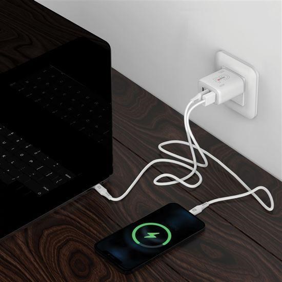 SKROSS USB A+C nabíjecí adaptér Power charger 65W GaN EU,  Power Delivery,  typ C5 