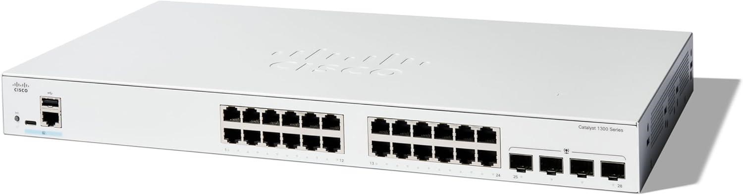 Cisco Catalyst switch C1300-24T-4G (24xGbE, 4xSFP, fanless) - REFRESH0 