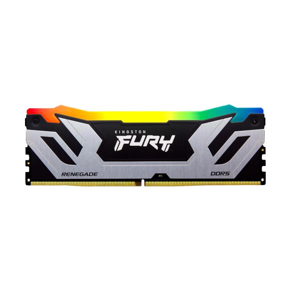 Kingston FURY Renegade/ CUDIMM DDR5/ 24GB/ 8400MHz/ CL40/ 1x24GB/ RGB/ Black/ Silv