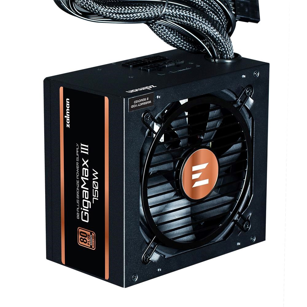 ZALMAN zdroj Gigamax III,  750W,  120mm,  80Plus Bronze,  Semimodulární,  ATX 3.0,  černá2 