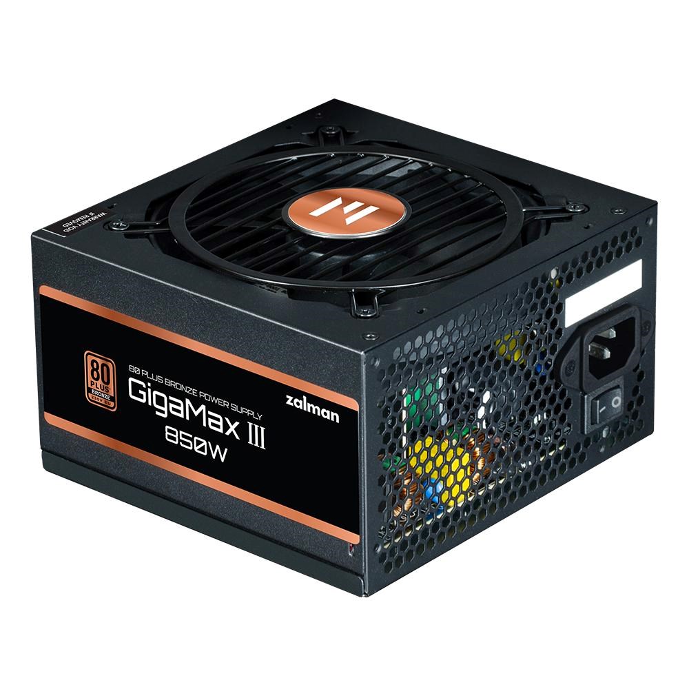 ZALMAN zdroj Gigamax III,  850W,  120mm,  80Plus Bronze,  Semimodulární,  ATX 3.0,  černá0 